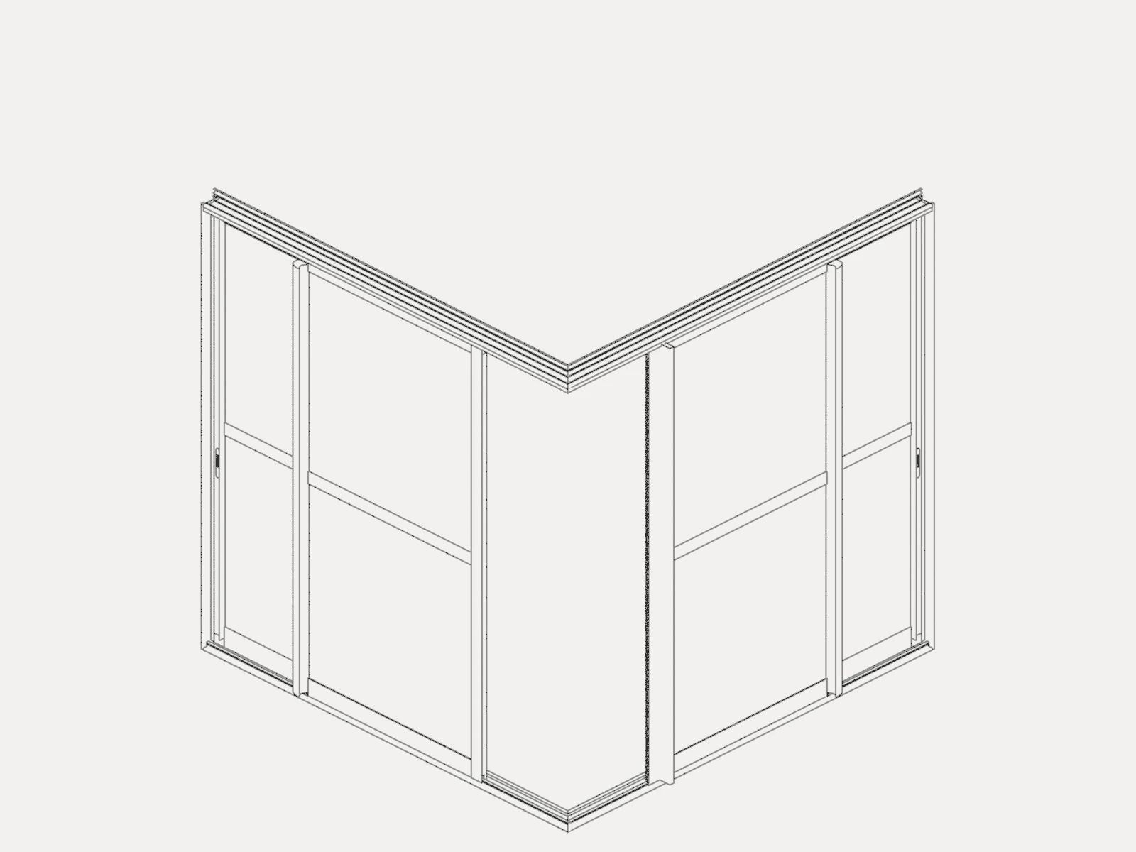 Canto livre, desenho técnico: isométrico